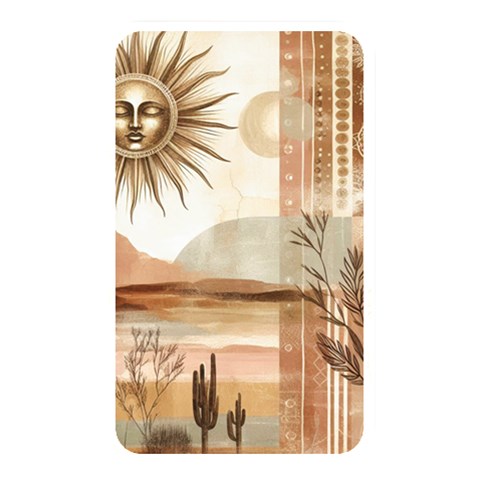 Abstract Sun Boho Bohemian Design Memory Card Reader (Rectangular) from ArtsNow.com Front