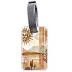 Abstract Sun Boho Bohemian Design Luggage Tag (two sides)