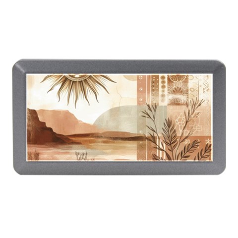 Abstract Sun Boho Bohemian Design Memory Card Reader (Mini) from ArtsNow.com Front