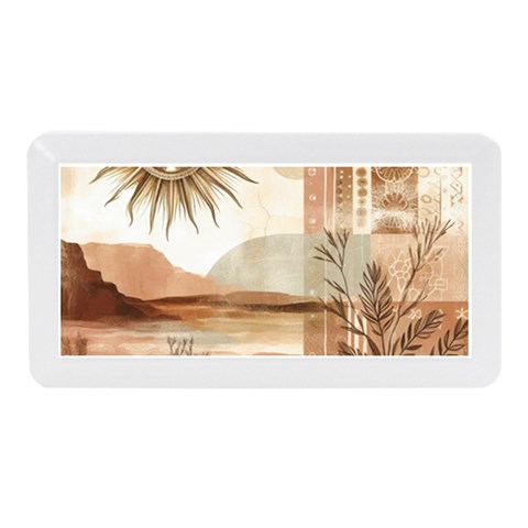 Abstract Sun Boho Bohemian Design Memory Card Reader (Mini) from ArtsNow.com Front