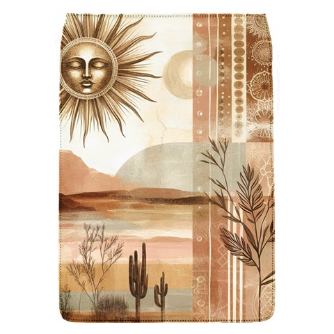 Abstract Sun Boho Bohemian Design Removable Flap Cover (S) from ArtsNow.com Front