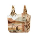 Abstract Sun Boho Bohemian Design Full Print Recycle Bag (S)