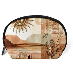 Abstract Sun Boho Bohemian Design Accessory Pouch (Large) from ArtsNow.com Back