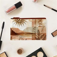 Abstract Sun Boho Bohemian Design Cosmetic Bag (XS) from ArtsNow.com Front