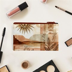 Abstract Sun Boho Bohemian Design Cosmetic Bag (XS) from ArtsNow.com Back