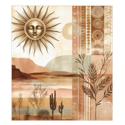 Abstract Sun Boho Bohemian Design Duvet Cover (King Size) from ArtsNow.com Duvet Quilt