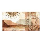 Abstract Sun Boho Bohemian Design Satin Wrap 35  x 70 