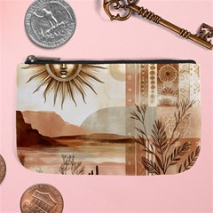 Abstract Sun Boho Bohemian Design Large Coin Purse from ArtsNow.com Front