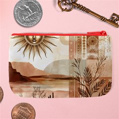 Abstract Sun Boho Bohemian Design Large Coin Purse from ArtsNow.com Back