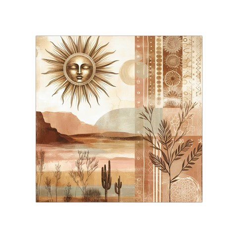 Abstract Sun Boho Bohemian Design Square Tapestry (Small) from ArtsNow.com Front