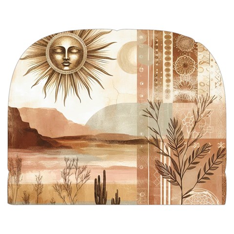 Abstract Sun Boho Bohemian Design Make Up Case (Small) from ArtsNow.com Front