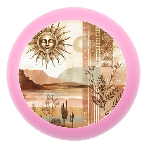 Abstract Sun Boho Bohemian Design Dento Box with Mirror from ArtsNow.com Front