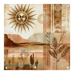 Abstract Sun Boho Bohemian Design Banner and Sign 3  x 3 