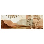 Abstract Sun Boho Bohemian Design Banner and Sign 6  x 2 