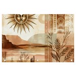 Abstract Sun Boho Bohemian Design Banner and Sign 6  x 4 