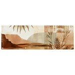 Abstract Sun Boho Bohemian Design Banner and Sign 9  x 3 