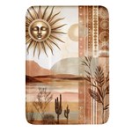 Abstract Sun Boho Bohemian Design Rectangular Glass Fridge Magnet (4 pack)