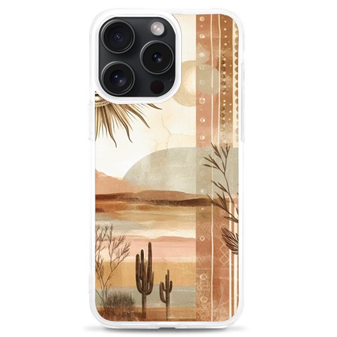 Abstract Sun Boho Bohemian Design iPhone 15 Pro Max TPU UV Print Case from ArtsNow.com Front