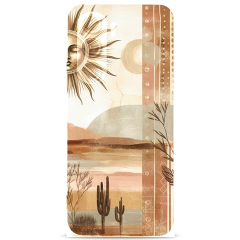 Abstract Sun Boho Bohemian Design Samsung Galaxy S24 Plus 6.7 Inch Black TPU UV Case from ArtsNow.com Front