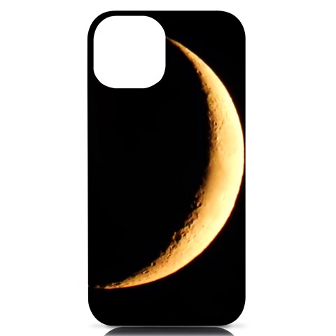 Moon Phone Case iPhone 14 Black UV Print PC Hardshell Case from ArtsNow.com Front