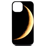 Moon Phone Case iPhone 14 Black UV Print PC Hardshell Case