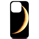 Moon Phone Case iPhone 14 Pro Black UV Print PC Hardshell Case