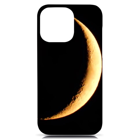 Moon Phone Case iPhone 14 Pro Max Black UV Print PC Hardshell Case from ArtsNow.com Front