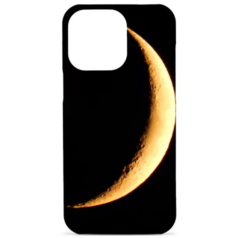 Moon Phone Case iPhone 15 Pro Max Black UV Print PC Hardshell Case from ArtsNow.com Front