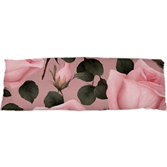 Pink Roses 21 x63  Body Pillow Case Dakimakura (Two Sides) from ArtsNow.com Front