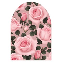 Pink Roses Microwave Oven Glove from ArtsNow.com Front