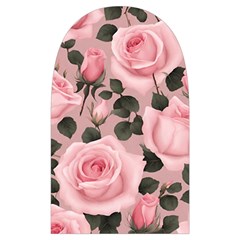 Pink Roses Microwave Oven Glove from ArtsNow.com Back