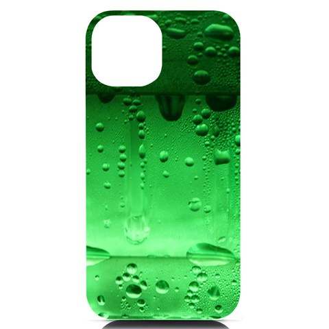 Cool Water Green iPhone 14 Black UV Print PC Hardshell Case from ArtsNow.com Front