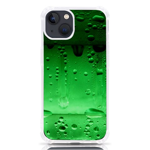 Cool Water Green iPhone 13 TPU UV Print Case from ArtsNow.com Front