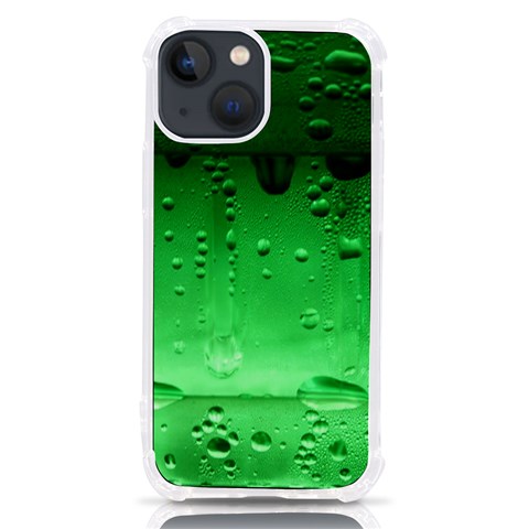 Cool Water Green iPhone 13 mini TPU UV Print Case from ArtsNow.com Front