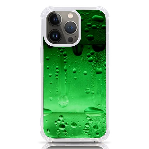 Cool Water Green iPhone 13 Pro TPU UV Print Case from ArtsNow.com Front