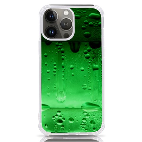 Cool Water Green iPhone 13 Pro Max TPU UV Print Case from ArtsNow.com Front