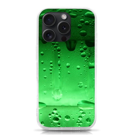 Cool Water Green iPhone 15 Pro TPU UV Print Case from ArtsNow.com Front