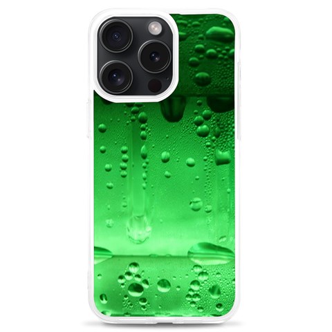 Cool Water Green iPhone 15 Pro Max TPU UV Print Case from ArtsNow.com Front