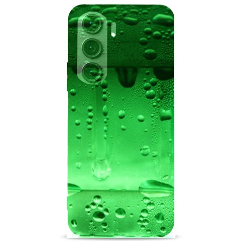 Cool Water Green Samsung Galaxy S24 Plus 6.7 Inch Black TPU UV Case from ArtsNow.com Front