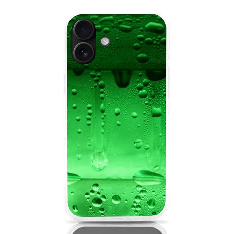 Cool Water Green iPhone 16 Plus TPU UV Print Case from ArtsNow.com Front