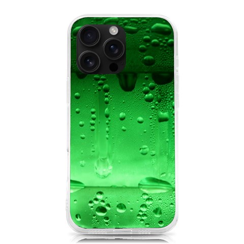 Cool Water Green iPhone 16 Pro Max TPU UV Print Case from ArtsNow.com Front