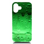 Cool Water Green iPhone 16 Plus Black UV Print PC Hardshell Case