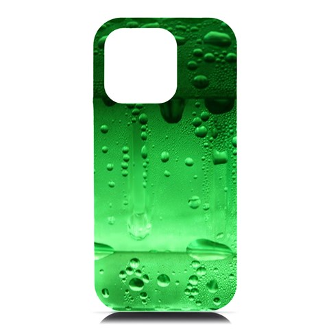 Cool Water Green iPhone 16 Pro Max Black UV Print PC Hardshell Case from ArtsNow.com Front