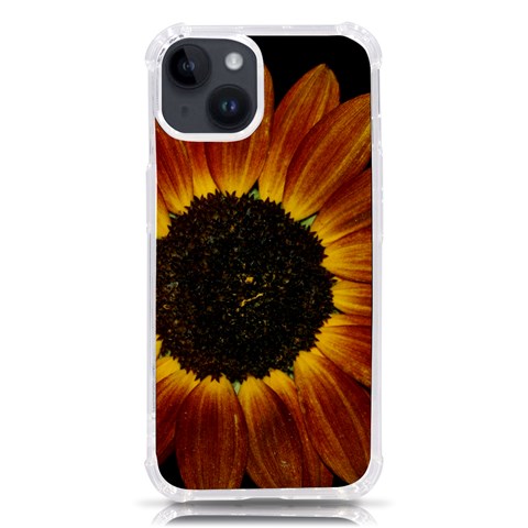 Orange Sunflower Phone Case iPhone 14 TPU UV Print Case from ArtsNow.com Front