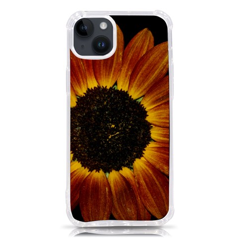 Orange Sunflower Phone Case iPhone 14 Plus TPU UV Print Case from ArtsNow.com Front