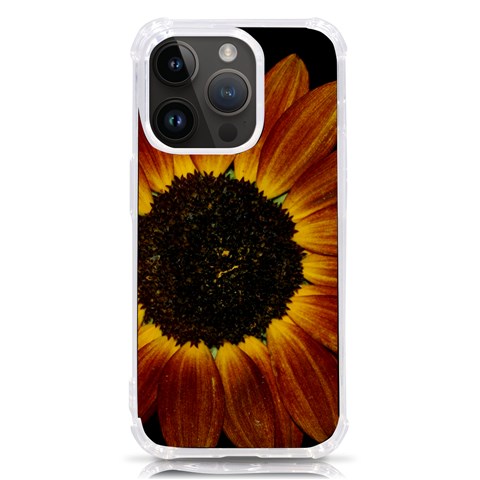 Orange Sunflower Phone Case iPhone 14 Pro TPU UV Print Case from ArtsNow.com Front