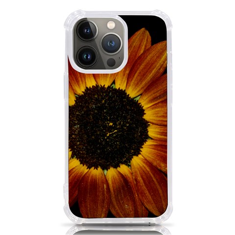 Orange Sunflower Phone Case iPhone 13 Pro TPU UV Print Case from ArtsNow.com Front