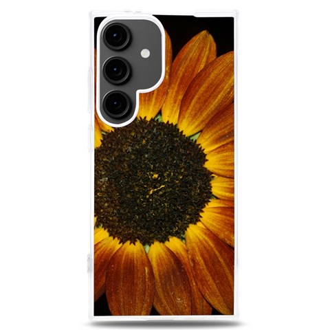 Orange Sunflower Phone Case Samsung Galaxy S24 Plus 6.7 Inch TPU UV Case from ArtsNow.com Front