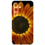 Orange Sunflower Phone Case Samsung Galaxy S24 6.2 Inch Black TPU UV Case