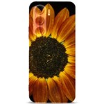 Orange Sunflower Phone Case Samsung Galaxy S24 Plus 6.7 Inch Black TPU UV Case